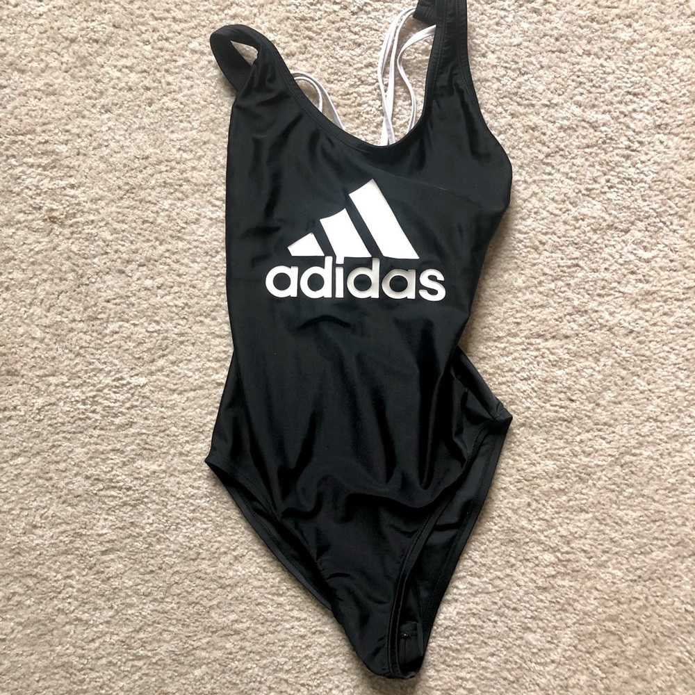 Adidas strappy 1 piece swimsuit